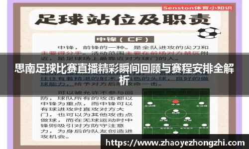 思南足球比赛直播精彩瞬间回顾与赛程安排全解析