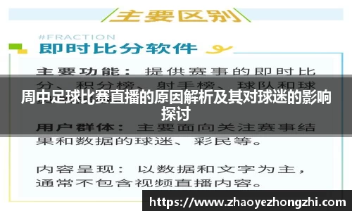周中足球比赛直播的原因解析及其对球迷的影响探讨